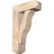Ekena Millwork Funston Craftsman Smooth Bracket w/ Offset Brace, Douglas Fir, 7 1/2"W x 22"D x 34"H BKT0806X22X34FST04SDF - alternate 1
